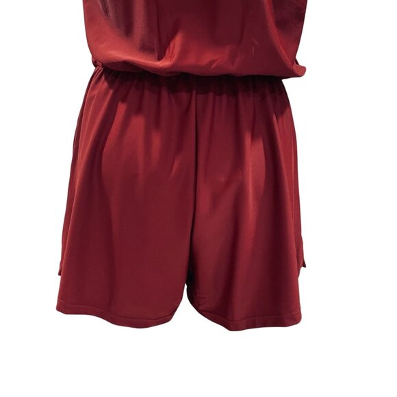 Honeymark Rust Romper NWT M Beach Travel Lounge Activewear Resortwear Summer - Picture 8 of 12